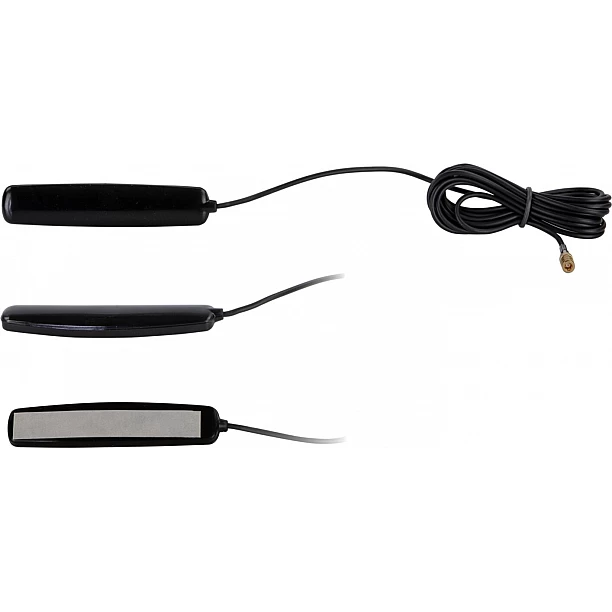 Binnenraam plak antenne DAB+ SMB female 250cm kabel Binnenraam plak antenne DAB+ SMB female 250cm kabel