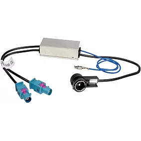 Antenne Adapter-Diversity ISO/ 2xFAKRA Phantom power Audi- Maserati -Scania -Seat -Volkswagen -Skoda