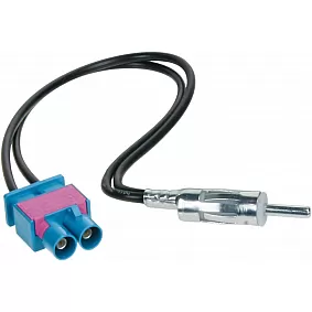 Antenne Adapter DIN Dubbel-FAKRA (m) > DIN (m) Audi -Seat -Maserati -Volkswagen -Skoda -Scania