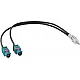 Antenne Adapter 2x FAKRA (Z) -> DIN (m) Antenne Adapter 2x FAKRA (Z) -> DIN (m)