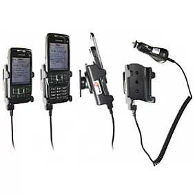 Brodit houder - Nokia E66 Actieve houder met 12/24V lader. Uitlopend Artikel, Kan niet retour!