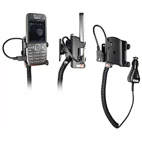 Brodit houder - Nokia E52 Actieve houder met 12/24V lader. Let op: Uitlopend artikel, Kan niet retour!