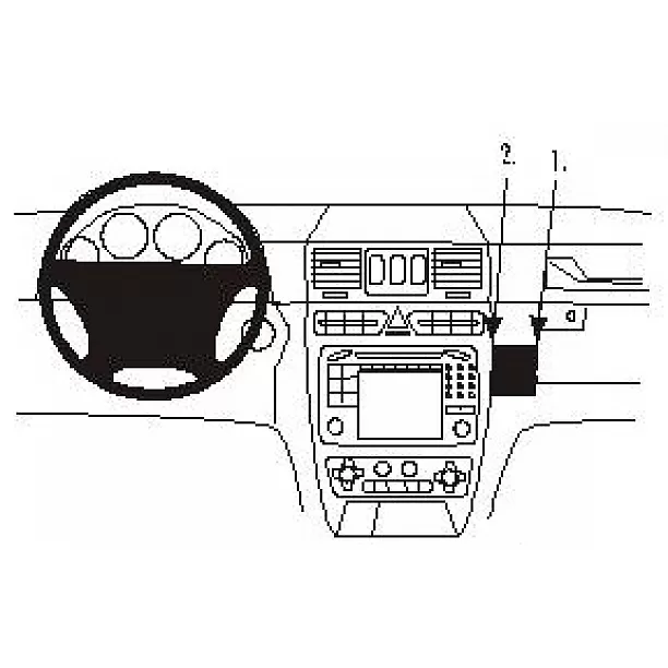 Houder - Brodit ProClip - Mercedes Benz G-Klasse 2000-2012 Houder - Brodit ProClip - Mercedes Benz G-Klasse 2000-2012