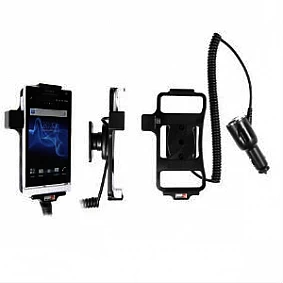 Brodit houder - Sony Ericsson Xperia S Actieve houder met 12/24V lader. Let op: Uitlopend artikel, Kan niet retour!