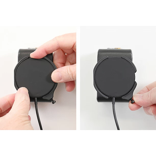 Brodit houder - Brodit houder met MagSafe Charger-zwart iPhone 12-17