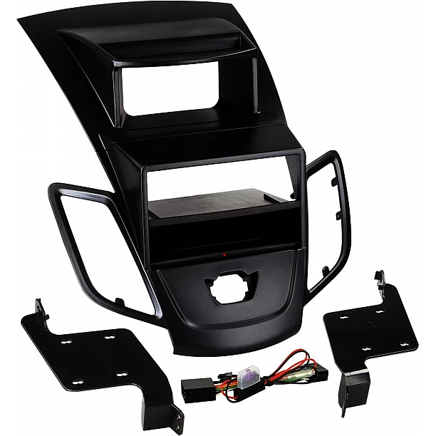 2-DIN Paneel Inbay® Ford Fiesta (display) 2008-2013 Kleur:Zwart 2-DIN Paneel Inbay® Ford Fiesta (display) 2008-2013 Kleur:Zwart