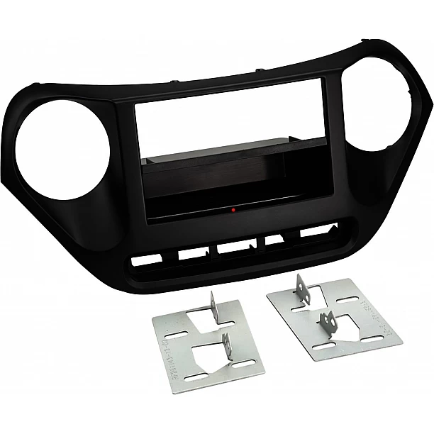 2-DIN Paneel Inbay® Hyundai i10 2013-2019 Kleur: Zwart 2-DIN Paneel Inbay® Hyundai i10 2013-2019 Kleur: Zwart
