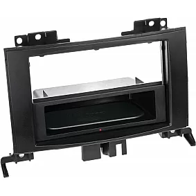 RT 2-DIN Radio Paneel Inbay® Mercedes Benz  Sprinter - Volkswagen Crafter Zwart