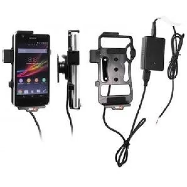 Brodit houder - Sony Xperia ZR Actieve houder met vaste voeding. Let op: Uitlopend artikel, Kan niet retour!