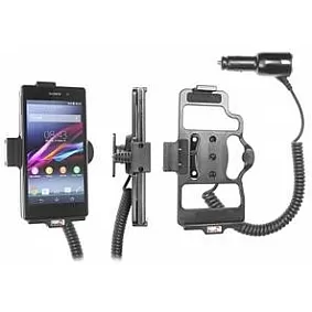 Brodit houder - Sony Xperia Z1 Actieve houder met 12/24V lader. Let op: Uitlopend artikel, Kan niet retour!