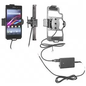 Brodit houder - Sony Xperia Z1 Actieve houder met vaste voeding. Let op: Uitlopend artikel, Kan niet retour!