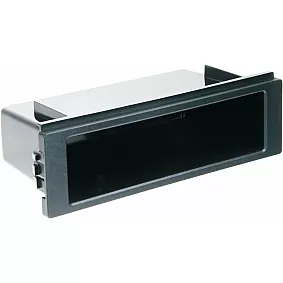Aflegbakje voor 2-DIN ISO radiopaneel 103mm/90mm diep