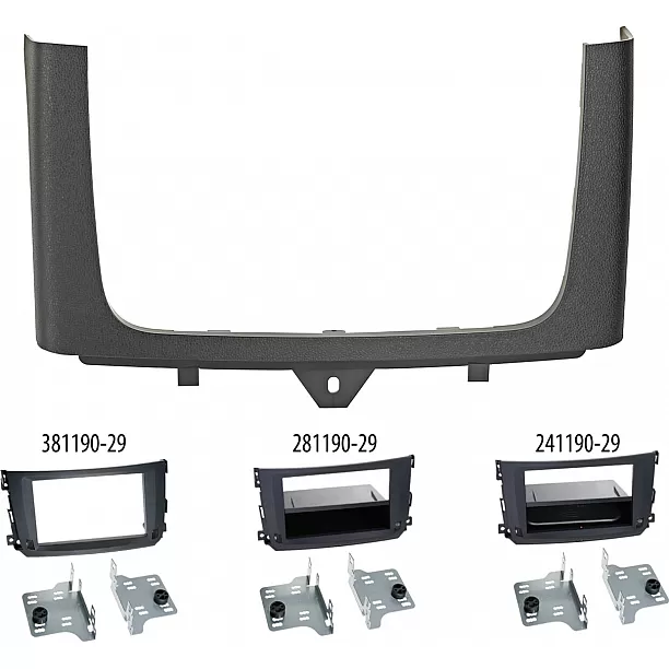2-DIN Paneel OEM toebehoren Smart ForTwo City-Coupe BR451 Facelift , Cabrio A451 Facelift 2010-2015 2-DIN Paneel OEM toebehoren Smart ForTwo City-Coupe BR451 Facelift , Cabrio A451 Facelift 2010-2015