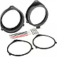 Speaker Ringen Ø 165mm Audi A4/R8 - -Saab 9-3-Seat Exeo Met speakerconnector Speaker Ringen Ø 165mm Audi A4/R8 - -Saab 9-3-Seat Exeo Met speakerconnector
