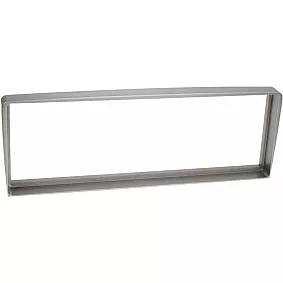 1-DIN Paneel Alfa Romeo 156(Type 932 facelift)1997-2006/ (Crosswagon Q4) 932)2004-2007 Kleur: Zilver