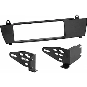 1-DIN Paneel BMW X3 (E83) 2004-2010  Kleur: Zwart (METRA)