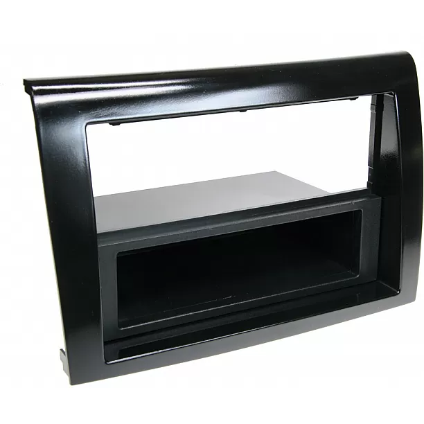 2-DIN Paneel met aflegbakje Fiat Bravo 2007-2014 - Kleur: Piano Zwart 2-DIN Paneel met aflegbakje Fiat Bravo 2007-2014 - Kleur: Piano Zwart
