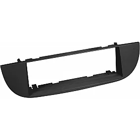 1-DIN Paneel Fiat 500 (ZAF 312) - 2007-2015 Kleur: Zwart
