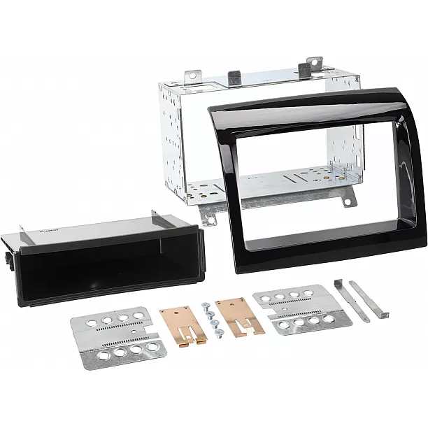 2-DIN Paneel met opbergvak Fiat Ducato - Citroën Jumper - Peugeot Boxer - Kleur: Piano Zwart 2-DIN Paneel met opbergvak Fiat Ducato - Citroën Jumper - Peugeot Boxer - Kleur: Piano Zwart