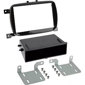 2-DIN Paneel Fiat 500 2016 > Kleur: Piano Zwart