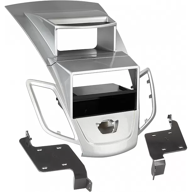 2-DIN Paneel Ford Fiesta 2008-2013 - Kleur: zilver 2-DIN Paneel Ford Fiesta 2008-2013 - Kleur: zilver