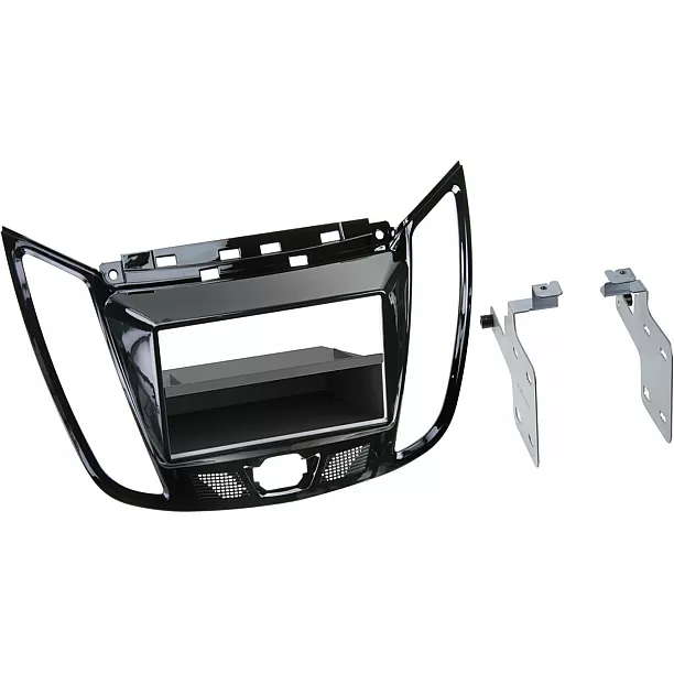 2-DIN Paneel met compartiment Ford C-Max / Kuga pianolak / zwart 2-DIN Paneel met compartiment Ford C-Max / Kuga pianolak / zwart