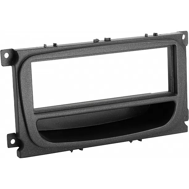 1-DIN Paneel met aflegbakje. Ford Mondeo /Focus / S-Max/ Galaxy/ Tourneo Connect Kleur: Zwart 1-DIN Paneel met aflegbakje. Ford Mondeo /Focus / S-Max/ Galaxy/ Tourneo Connect Kleur: Zwart