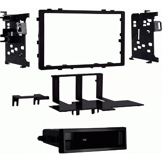 2-DIN Paneel met vak Acura/Honda/Isuzu zwart (METRA) 2-DIN Paneel met vak Acura/Honda/Isuzu zwart (METRA)