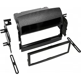 1-DIN Paneel met aflegbakje. Hyundai Sonata  (NF) 2005-2008 Kleur: Zwart