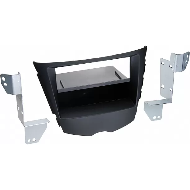 2-DIN Paneel Hyundai Veloster met Pocket 2012-2019 Kleur: Zwart 2-DIN Paneel Hyundai Veloster met Pocket 2012-2019 Kleur: Zwart