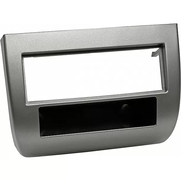 1-DIN Paneel met aflegbakje. Lancia Ypsilon (843) 2003-2011 Kleur: Antraciet 1-DIN Paneel met aflegbakje. Lancia Ypsilon (843) 2003-2011 Kleur: Antraciet