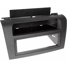 1-DIN Paneel met aflegbakje. Mazda 3 (BK) 2003-2009 Kleur: Zwart