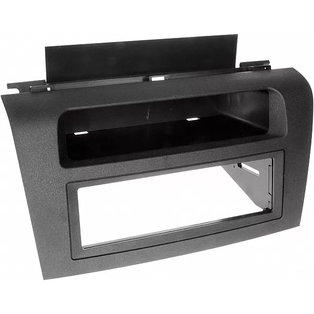 1-DIN Paneel met aflegbakje. Mazda 3 (BK) 2003-2009 Kleur: Zwart