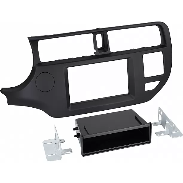 2-DIN Paneel met pocket Kia Rio 2011-2015 Kleur: Zwart 2-DIN Paneel met pocket Kia Rio 2011-2015 Kleur: Zwart