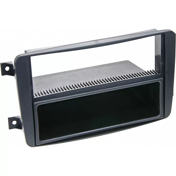 2-DIN Paneel met opbergvak Mercedes Benz C-Klasse/ CLK-Klasse/ G-Klasse/ Vito/ Viano - Kleur: Zwart 2-DIN Paneel met opbergvak Mercedes Benz C-Klasse/ CLK-Klasse/ G-Klasse/ Vito/ Viano - Kleur: Zwart