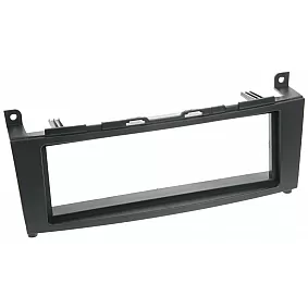 1-DIN Paneel Mercedes Benz C-Klasse (W204-S204) 2007-2011 Kleur: Zwart