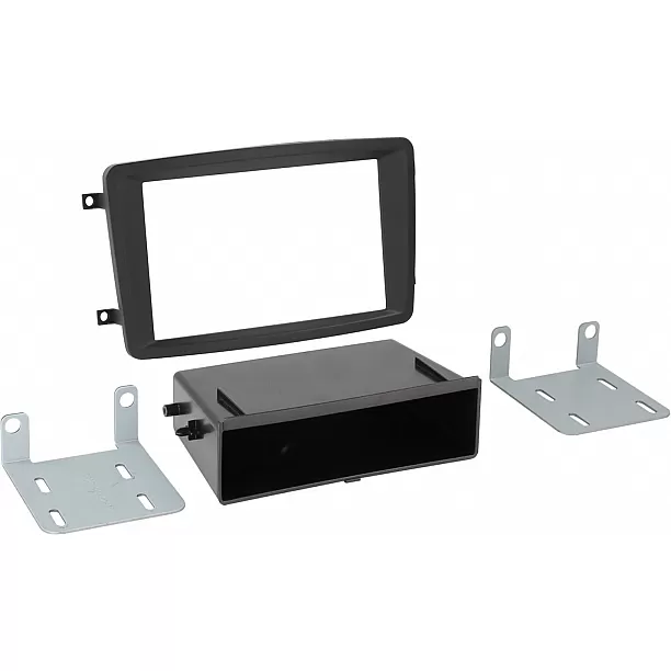 2-DIN Paneel Mercedes Benz C-Klasse/ CLK-Klasse/ Vito/ Viano Kleur: Zwart 2-DIN Paneel Mercedes Benz C-Klasse/ CLK-Klasse/ Vito/ Viano Kleur: Zwart