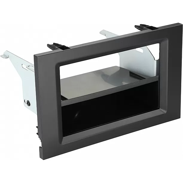 2-DIN Paneel met opbergvak Mercedes Benz Actros/Arocs - kleur: zwart 2-DIN Paneel met opbergvak Mercedes Benz Actros/Arocs - kleur: zwart