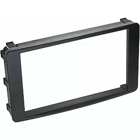 2-DIN Paneel Mitsubishi Lancer (CYO) / Outlander (CWOW/CWB)  Kleur: Zwart