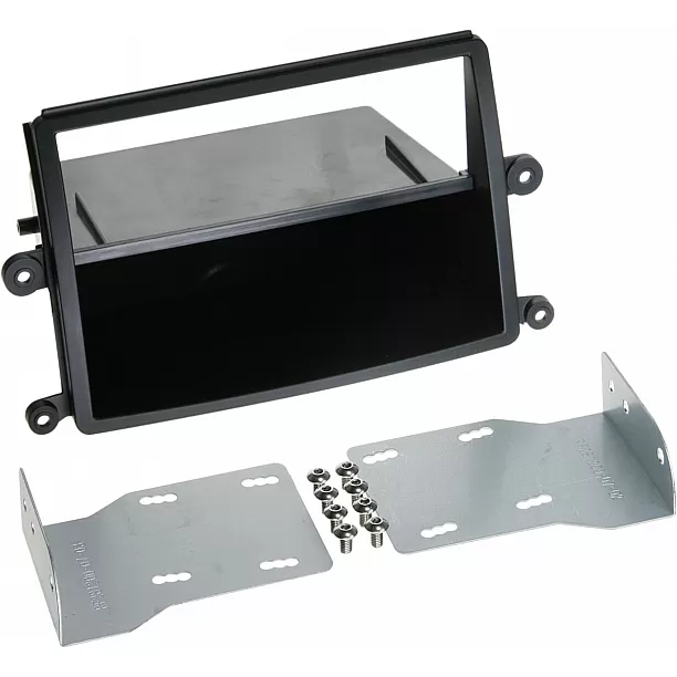 2-DIN Paneel Mitsubishi L200 (KAOT) 03/2006-10/2015 Kleur: Zwart
