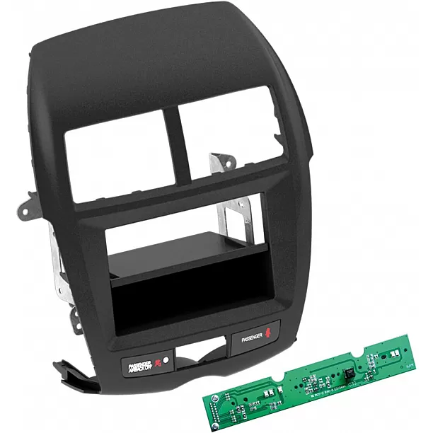 2-DIN Paneel Mitsubishi ASX (GA0) 06/2010-2014 Kleur: Zwart 2-DIN Paneel Mitsubishi ASX (GA0) 06/2010-2014 Kleur: Zwart