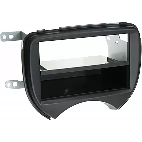 2-DIN Paneel Nissan Micra (K13)  03/2011-08/2013 Kleur: Zwart