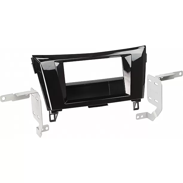2-DIN Paneel met pocket Nissan Qashqai/ X-Trail 2014-2019 Kleur: Piano Zwart 2-DIN Paneel met pocket Nissan Qashqai/ X-Trail 2014-2019 Kleur: Piano Zwart