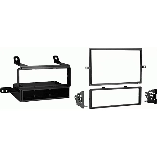 2-DIN radiopaneel met opbergvak Nissan/Suzuki zwart (METRA) 2-DIN radiopaneel met opbergvak Nissan/Suzuki zwart (METRA)