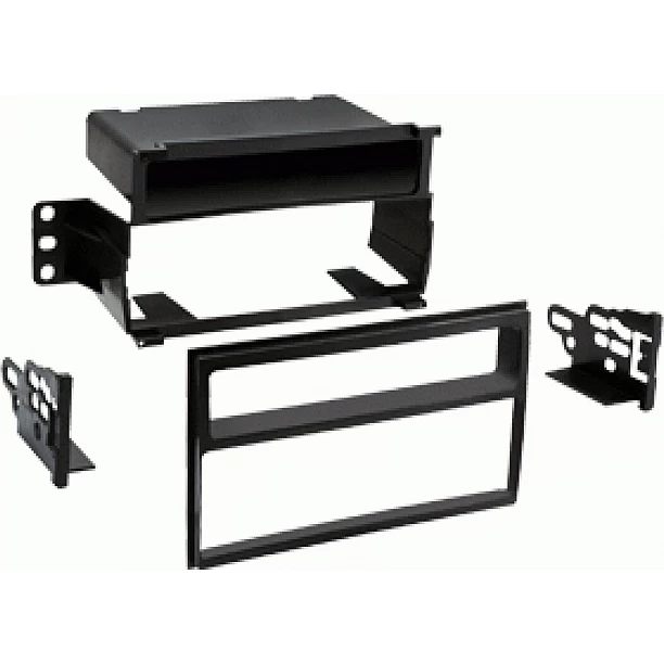 1-DIN radiopaneel met opbergvak Nissan Juke/Tiida/Versa zwart (METRA)