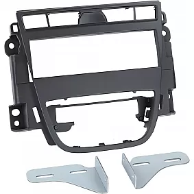 1-DIN Paneel Opel Meriva B (S/D Monocab)  2010-2017  Kleur: Zwart