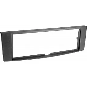 1-DIN Paneel Renault Laguna (BG) 2005-2007 Kleur: Zwart