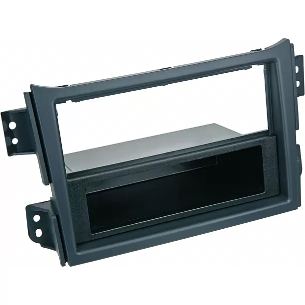 2-DIN Paneel Opel Agila (FXB22/FXB32) - Suzuki Splash  (FXB22/FXB32) 04/2008 -10/2014 - Kleur: Zwart