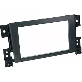 2-DIN Paneel Suzuki Grand Vitara (JT)  2005-2015 - Kleur: Zwart