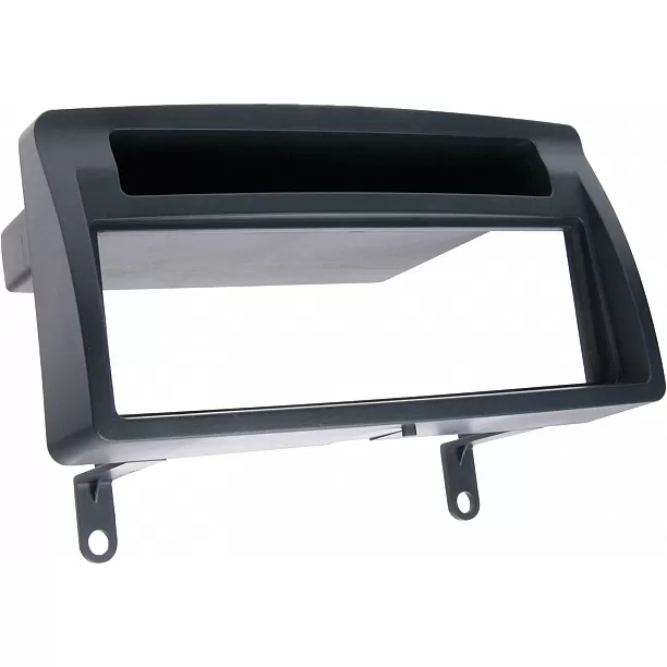 1-DIN Paneel met aflegbakje. Toyota Corolla 2001-2007 Kleur: Donkergrijs 1-DIN Paneel met aflegbakje. Toyota Corolla 2001-2007 Kleur: Donkergrijs